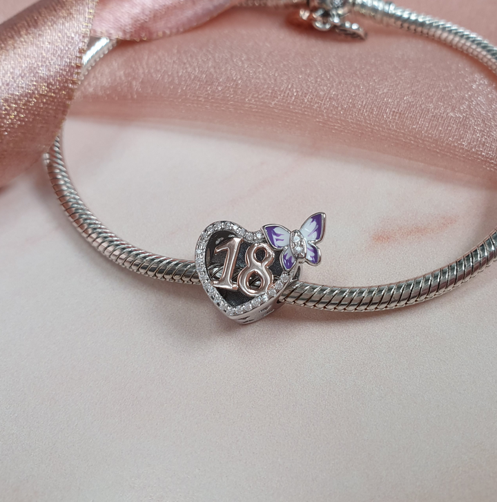 18th Birthday Charm | 18th Birthday Pandora | Charms Kingdom