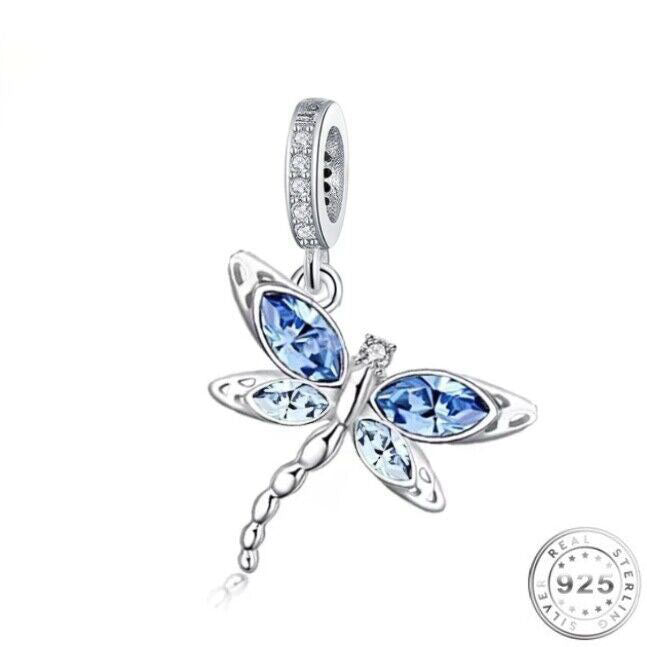 Dragon Fly Charm | Crystal Fly Charm | Charms Kingdom