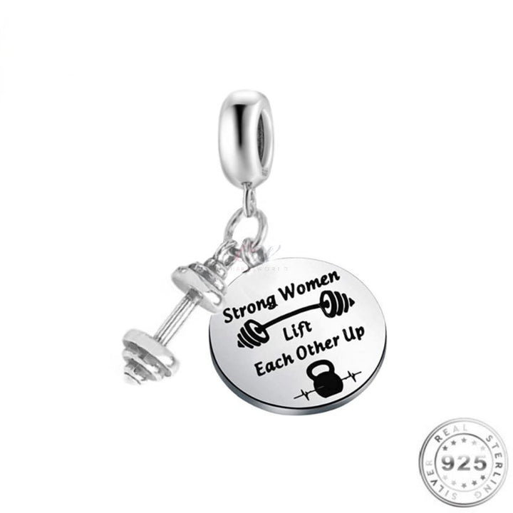 Dumb Bell Charm | Custom Bell Charm | Charms Kingdom