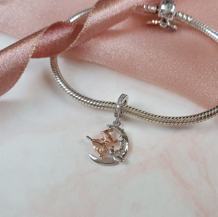 Moon Cat Charm | Moon Cat Bracelets | Charms Kingdom