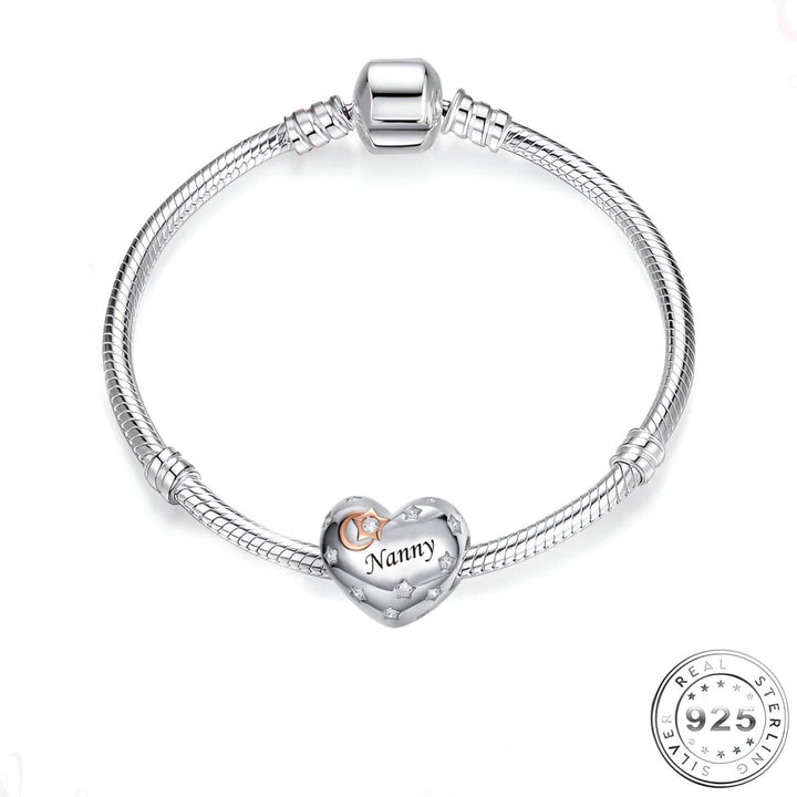 Nanny Pandora Charm | Silver Nanny Pandora | Charms Kingdom
