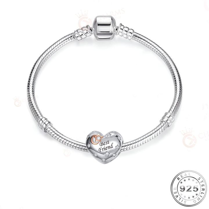 Heart Shaped Charm | Custom Heart Shaped Charm | Charms Kingdom