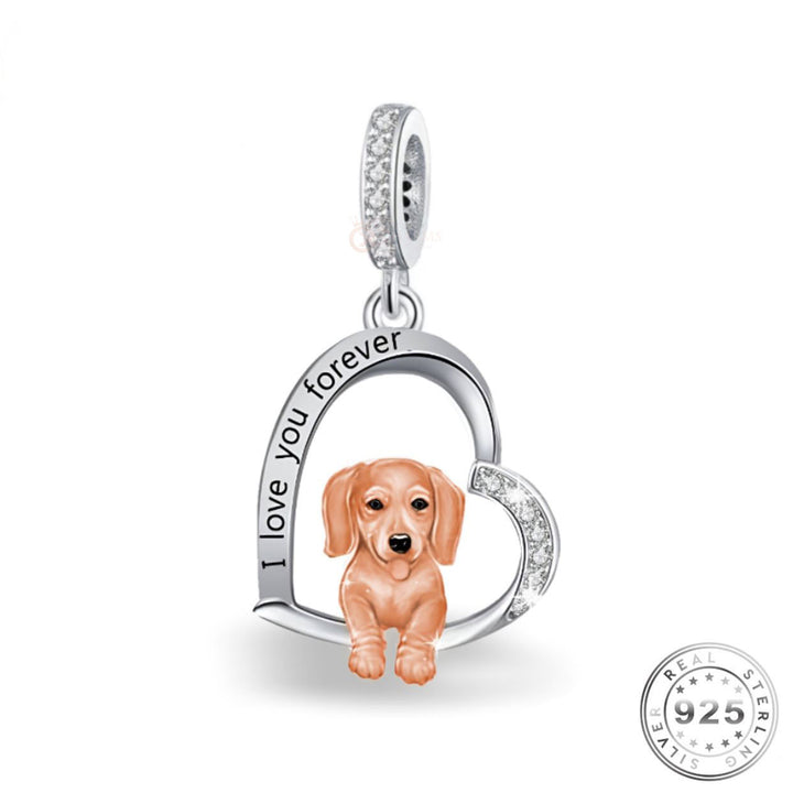 Sausage Dog Charm | Sausage Dog Pandora | Charms Kingdom