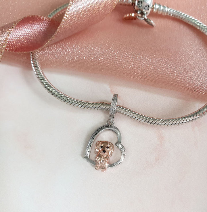 Sausage Dog Charm | Sausage Dog Pandora | Charms Kingdom