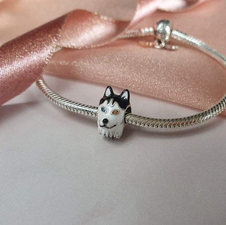 Husky Dog Charm | Husky Dog Pandora | Charms Kingdom