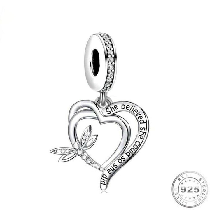 Heart Graduation Charm | Heart Graduation Pandora | Charms Kingdom