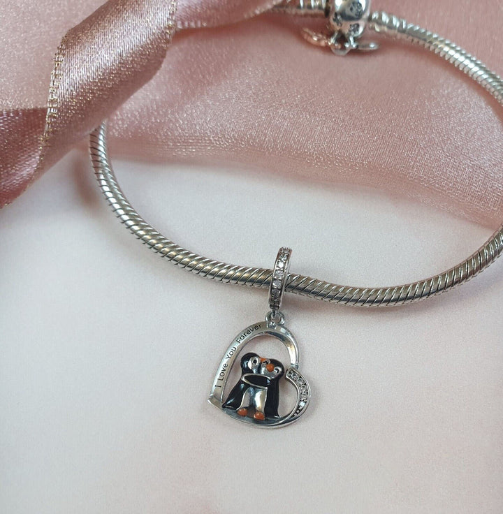 Penguin Dangle Charm | Penguin Dangle Pandora | Charms Kingdom