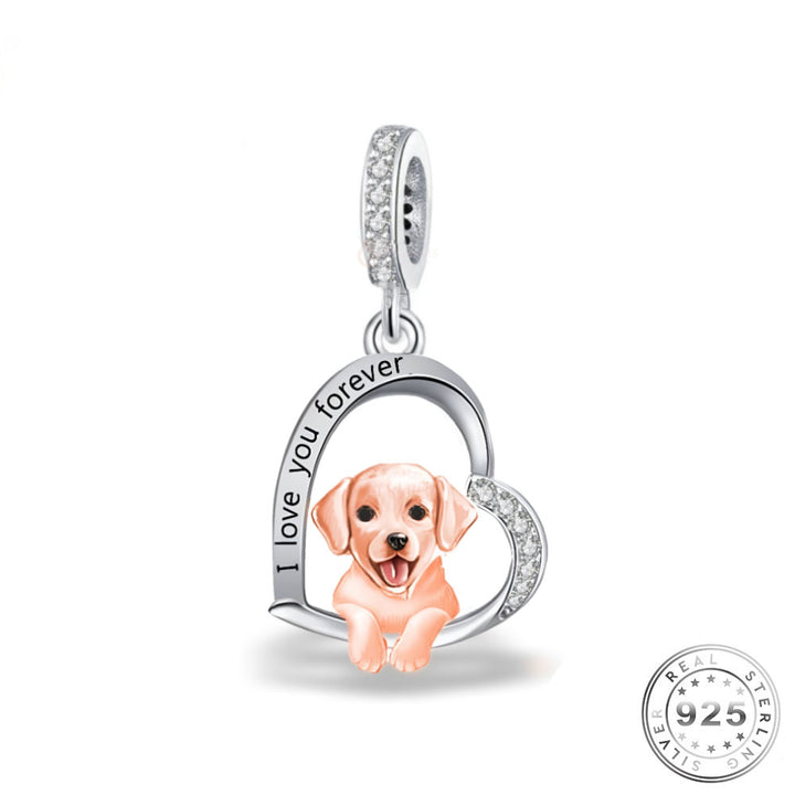 Labrador Dog Charm | Labrador Dog Pandora | Charms Kingdom