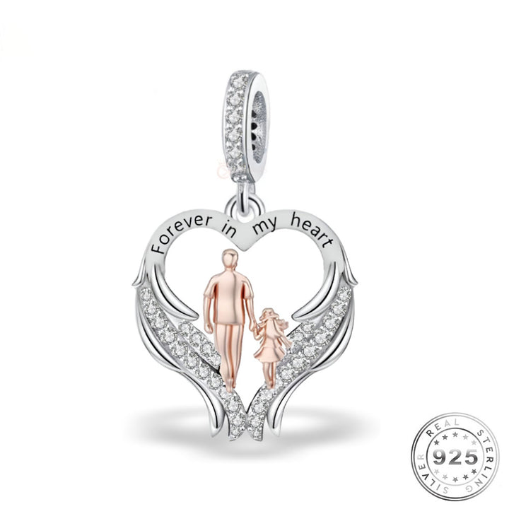 Grandad Angel Wings Charm | Angel Wings Pandora | Charms Kingdom