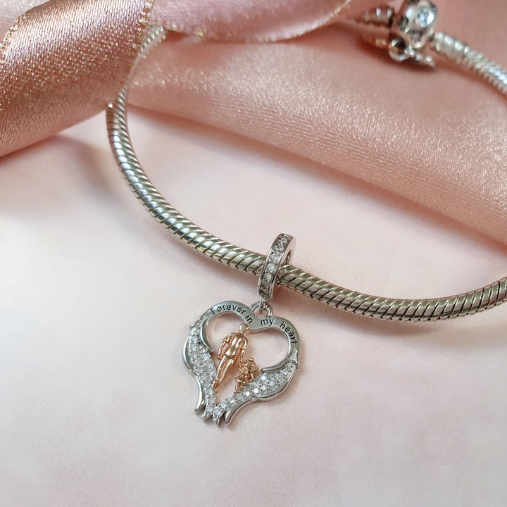 Grandad Angel Wings Charm | Angel Wings Pandora | Charms Kingdom