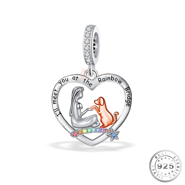 Dog Memorial Charm | Dog Memorial Bracelets | Charms Kingdom