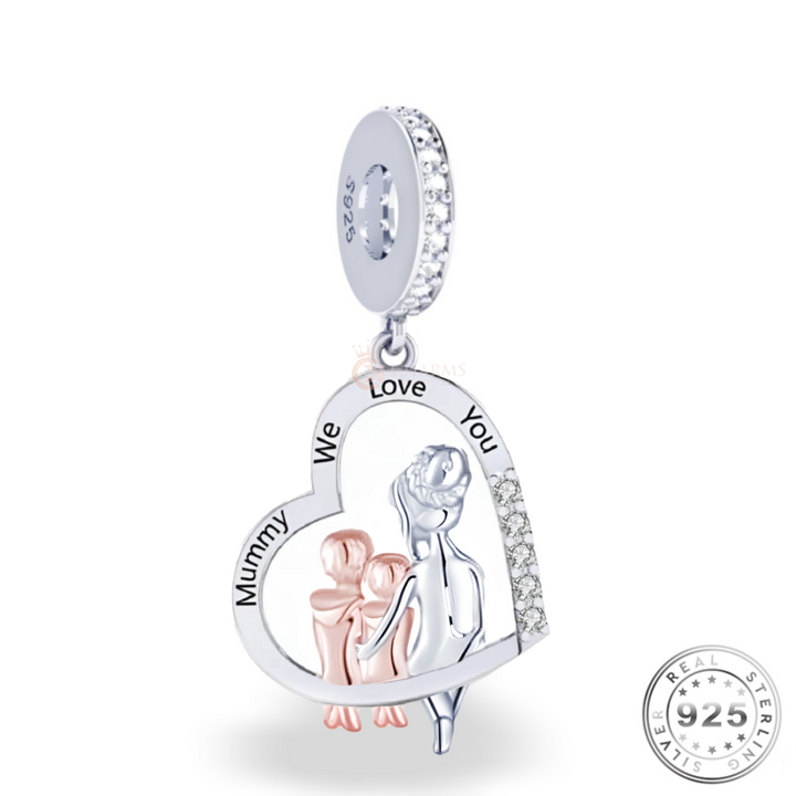 Mum & Sons Charm | Mummy Sons Charm | Charms Kingdom