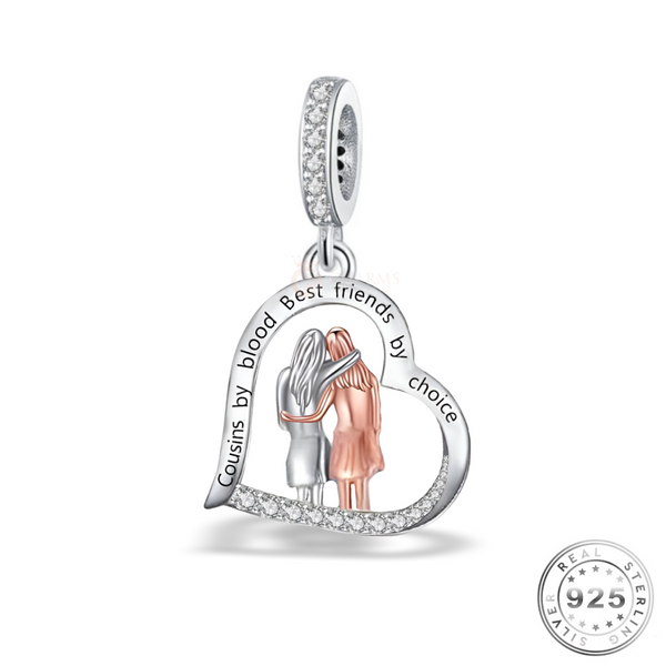 Cousin Pandora Charm | Cousin Jewellery Charm | Charms Kingdom