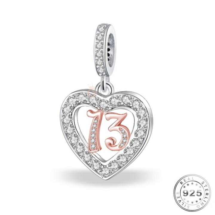 13th Birthday Pandora | Pandora 13 Charm | Charms Kingdom