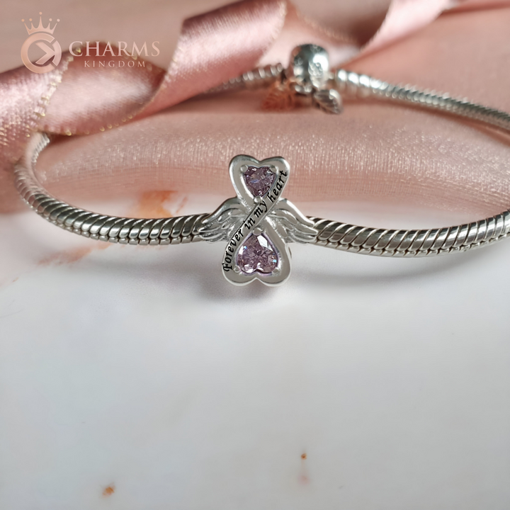 Guardian Wings Charm | 925 Angel Wings Pandora | Charms Kingdom