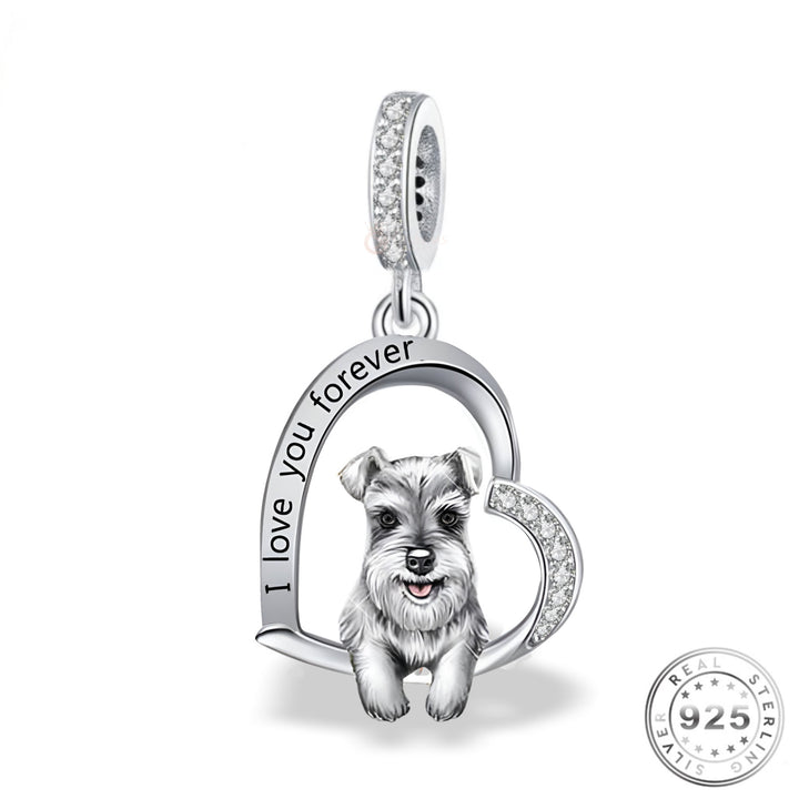 Schnauzer Dog Charm | Schnauzer Dog Pandora | Charms Kingdom