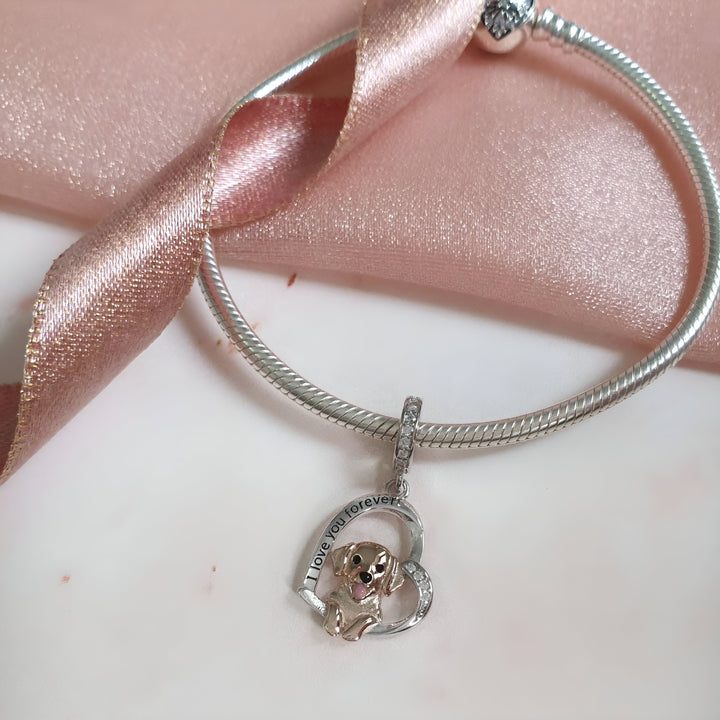 Labrador Dog Charm | Labrador Dog Pandora | Charms Kingdom