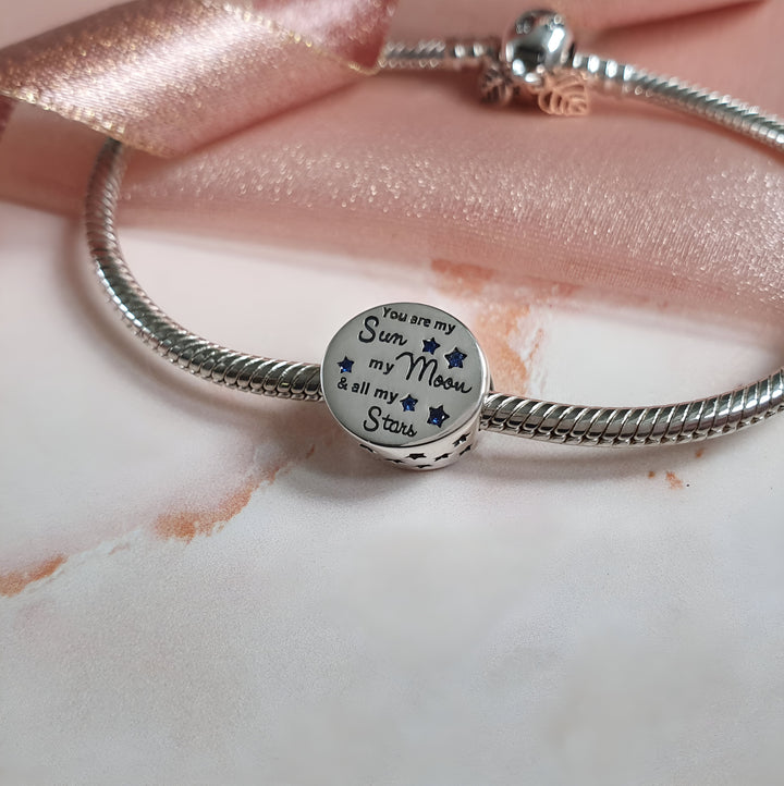 Customize Circular Charm | Silver Circular Charm | Charms Kingdom